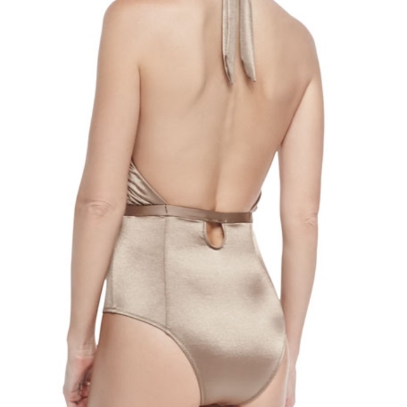 NEW 6 SHORE‎ ROAD by Pooja Cabana Halter One-Piece - Picture 6 of 7